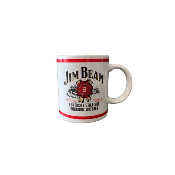 Vintage Jim Beam Kentucky Straight Bourbon Whiskey Coffee Cup Mug 2000 Stylish - Picture 2 of 11
